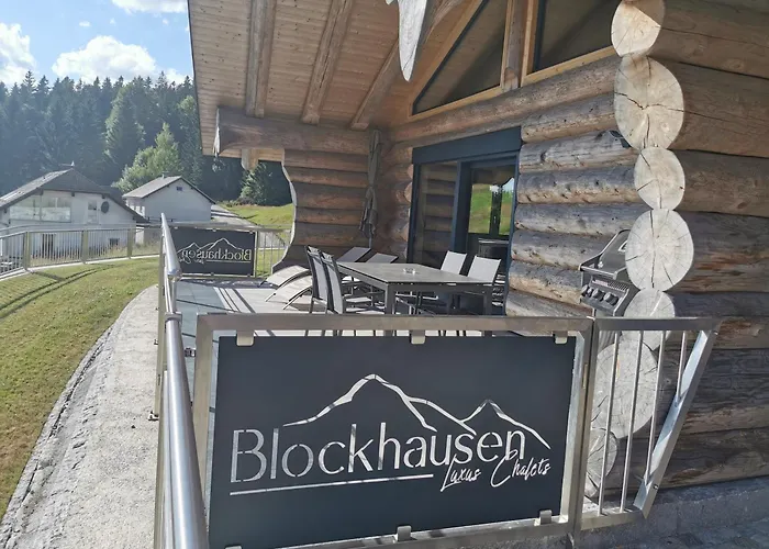 Blockhausen Luxus Alpstuga *