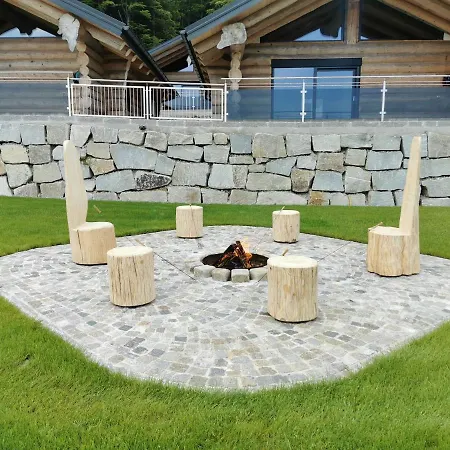 Blockhausen Luxus Alpehytte *